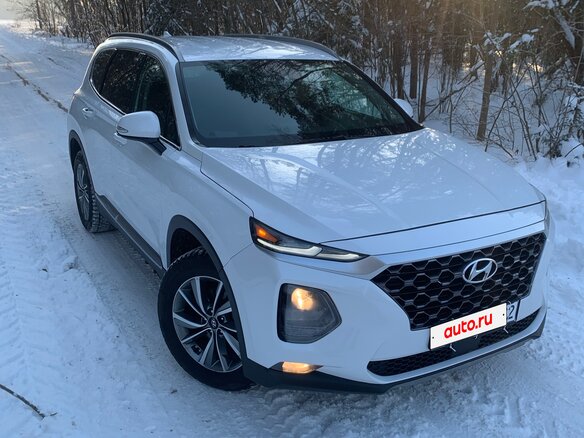2019 Hyundai Santa Fe IV, белый, 2220000 рублей - вид 13