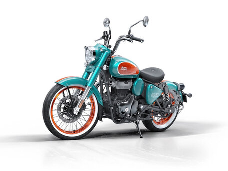 2026 Royal Enfield Goan Classic 350, голубой, 537000 рублей, вид 3