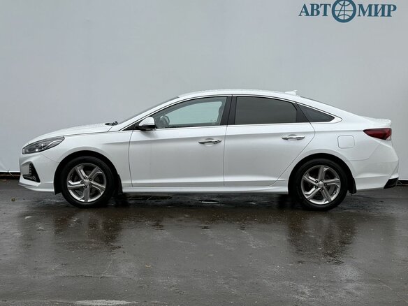 2019 Hyundai Sonata VII (LF) Рестайлинг, белый, 1615000 рублей - вид 7