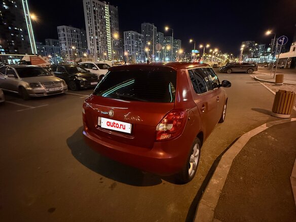 2008 Skoda Fabia II, красный - вид 4