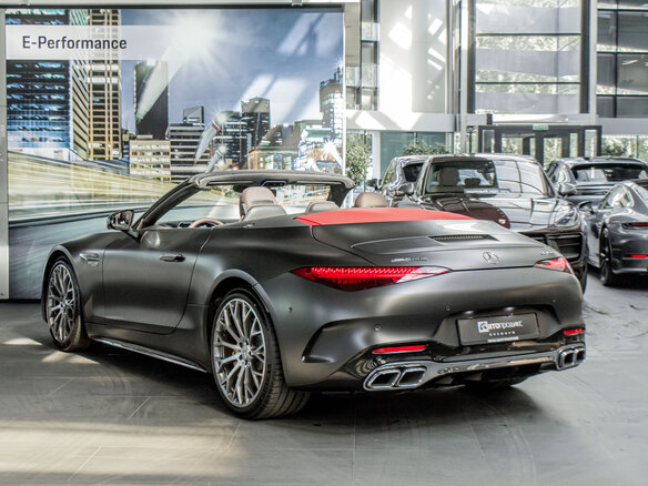 2024 Mercedes-Benz SL-Класс AMG 63 AMG IV (R232), серый - вид 3