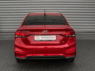 2018 Hyundai Solaris II, красный, 1240000 рублей, вид 5