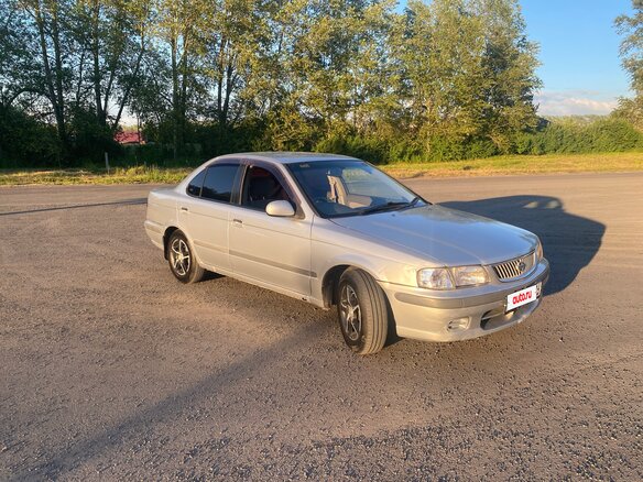 1998 Nissan Sunny B15, серебристый, 350000 рублей - вид 2