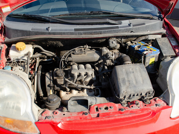 2008 Chevrolet Spark II, красный, 208000 рублей - вид 12