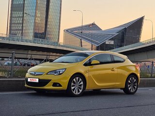 2012 Opel Astra GTC J Рестайлинг, жёлтый, 950000 рублей, вид 1