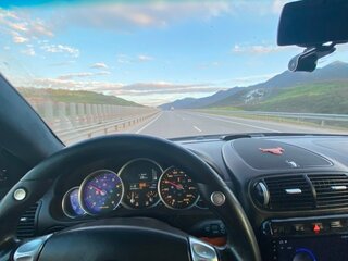 2003 Porsche Cayenne I (955), чёрный, 1250000 рублей, вид 2