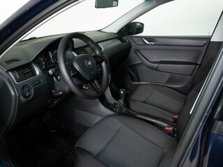 2017 Skoda Rapid I Рестайлинг, синий, 1050000 рублей, вид 5