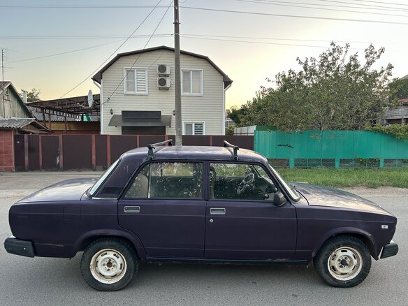 1997 Lada (ВАЗ) 2107, фиолетовый - вид 5