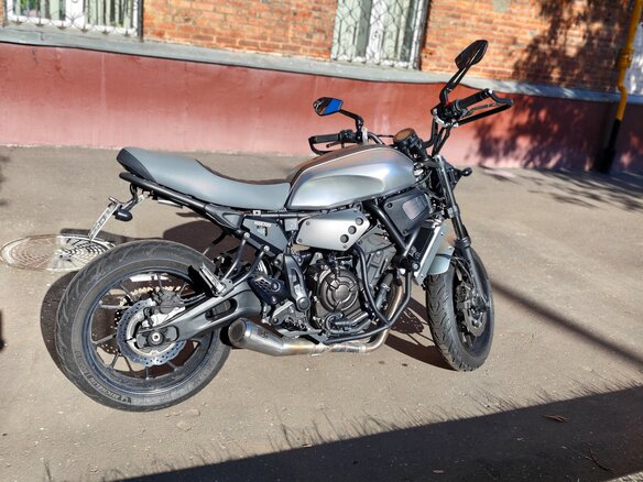 2015 Yamaha XSR700, серебристый, 597000 рублей - вид 10