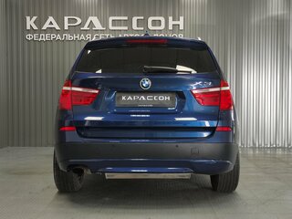 2012 BMW X3 20i xDrive II (F25), синий, 1690000 рублей, вид 4