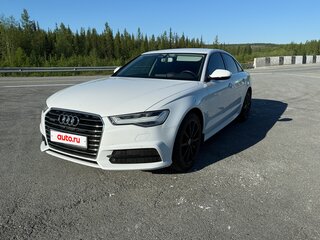 2016 Audi A6 IV (C7) Рестайлинг, белый, 3650000 рублей, вид 1