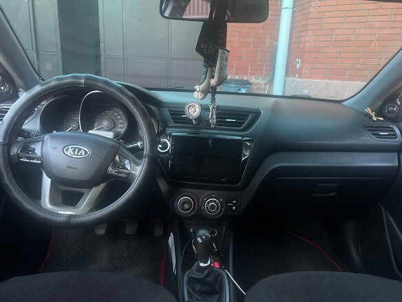 2012 Kia Rio III, серый, 710000 рублей - вид 7