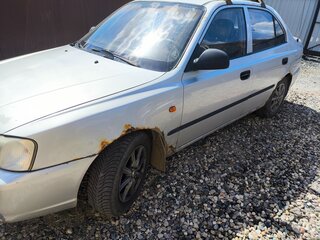 2005 Hyundai Accent ТагАЗ II, серый, 200000 рублей, вид 3
