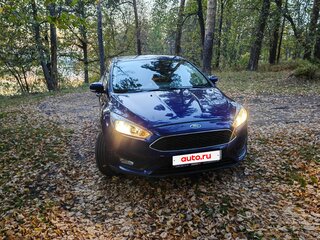 2016 Ford Focus III Рестайлинг, синий, 860000 рублей, вид 3