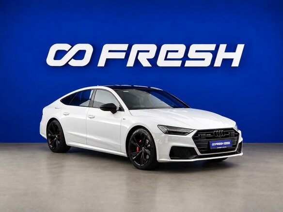 2020 Audi A7 50 TDI II (4K), белый