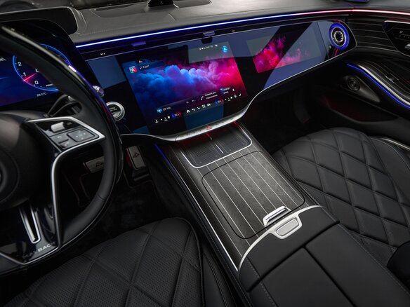2026 Mercedes-Benz Maybach S-Класс 580 II (Z223) Рестайлинг, чёрный - вид 18