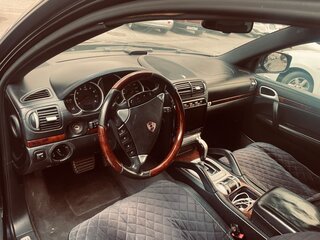 2007 Porsche Cayenne S I Рестайлинг (957), чёрный, 1200000 рублей, вид 5