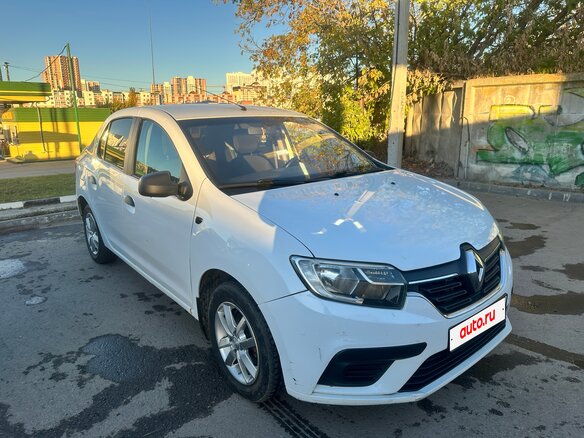 2018 Renault Logan II Рестайлинг, белый, 520000 рублей - вид 3