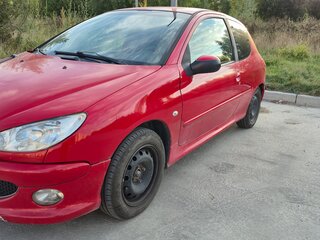 2007 Peugeot 206, красный, 230000 рублей, вид 2