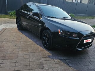 2011 Mitsubishi Lancer X Рестайлинг, чёрный, 910000 рублей, вид 4