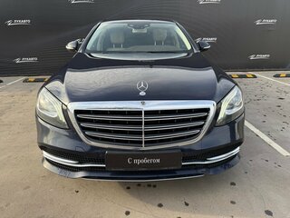 2019 Mercedes-Benz S-Класс 450 Long VI (W222, C217) Рестайлинг, синий, 4490000 рублей, вид 5