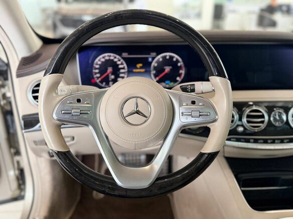2019 Mercedes-Benz S-Класс 450 Long VI (W222, C217) Рестайлинг, золотистый, 4780000 рублей - вид 30