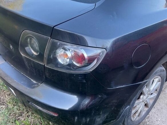 2007 Mazda 3 I (BK) Рестайлинг, чёрный - вид 8