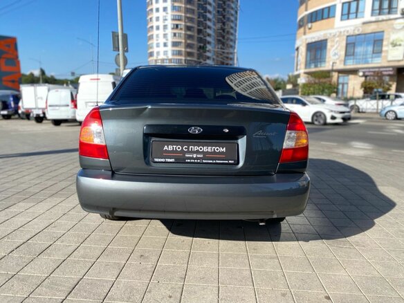 2010 Hyundai Accent ТагАЗ II, серый, 399000 рублей - вид 5