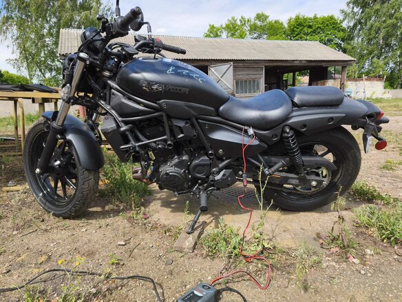 2025 Kawasaki Eliminator 500, чёрный - вид 4