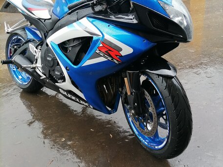2006 Suzuki GSX-R 750, синий, 750000 рублей, вид 3