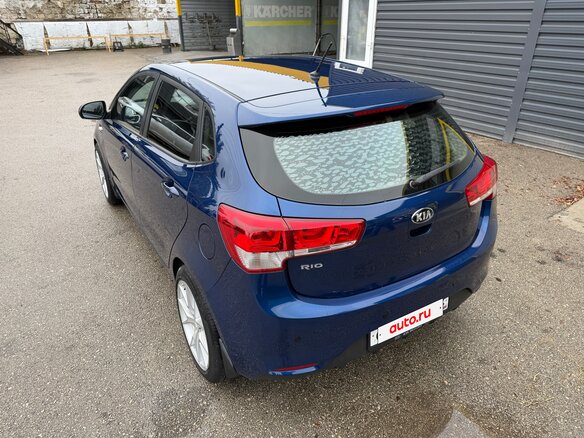 2016 Kia Rio III Рестайлинг, синий, 890000 рублей - вид 10