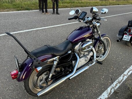 2007 Harley-Davidson Sportster 883, фиолетовый, 550000 рублей, вид 5