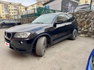 2012 BMW X3 20i xDrive II (F25), чёрный, 2200000 рублей, вид 2