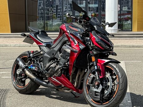 2015 Kawasaki Z 1000, красный, 1150000 рублей, вид 2