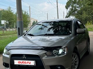 2012 Mitsubishi Lancer X Рестайлинг, серебристый, 890000 рублей, вид 3
