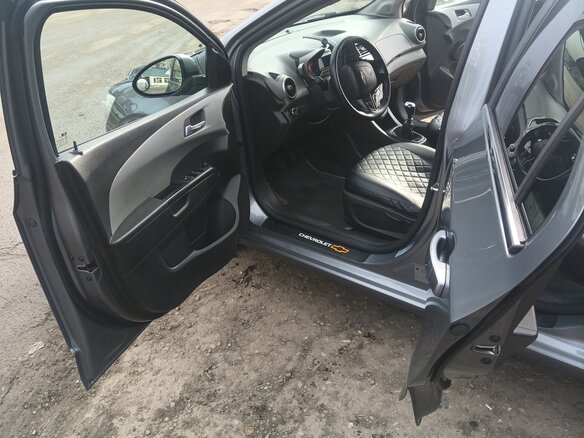 2013 Chevrolet Aveo II, серый - вид 10