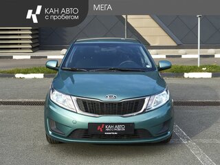 2012 Kia Rio III, зелёный, 851700 рублей, вид 3