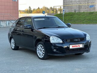 2013 Lada (ВАЗ) Priora I Рестайлинг, чёрный, 440000 рублей, вид 4
