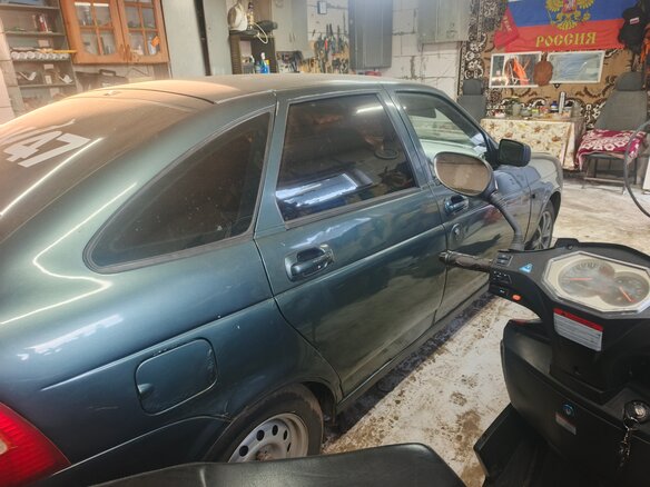 2008 Lada (ВАЗ) Priora I, серый, 90000 рублей - вид 4