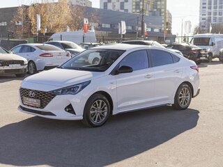 2022 Hyundai Solaris II Рестайлинг, белый, 1499000 рублей, вид 2