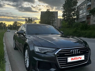 2019 Audi A6 40 TDI V (C8), серый, 3300000 рублей, вид 3