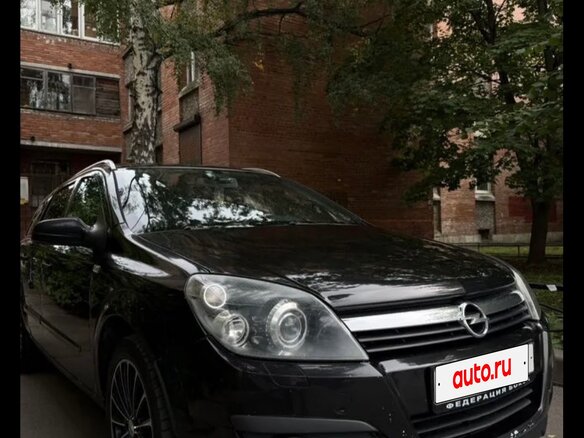 2006 Opel Astra H, чёрный, 380000 рублей - вид 7