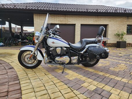 2013 Kawasaki VN900 Vulcan, синий, 560000 рублей, вид 3