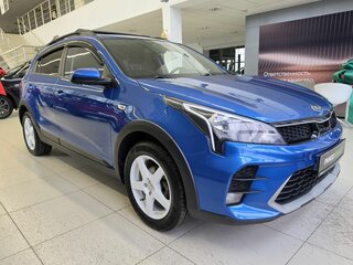 2021 Kia Rio X IV Рестайлинг, синий, 1499000 рублей, вид 3