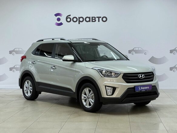 2019 Hyundai Creta I, бежевый, 1745000 рублей - вид 2