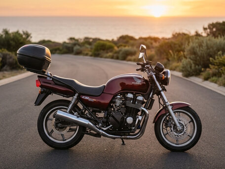1992 Honda CB 750, пурпурный, 230000 рублей, вид 1