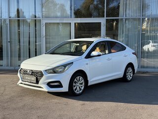 2018 Hyundai Solaris II, белый, 1175000 рублей, вид 1