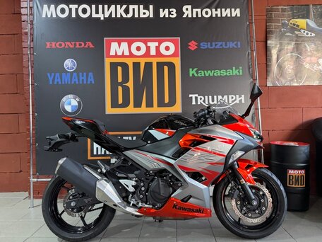 2018 Kawasaki Ninja 400, серый, 599000 рублей, вид 3