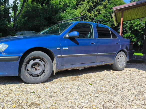 2002 Peugeot 406 I Рестайлинг, синий, 210000 рублей - вид 6