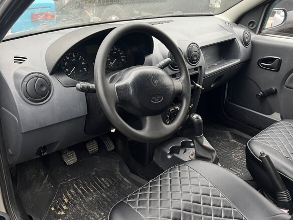 2007 Renault Logan I, серый, 150000 рублей - вид 5
